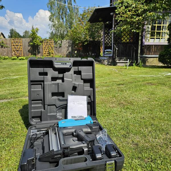 Гвоздезабивной монтажный пистолет MAOVON RB-65 PRO с усиленным стволом + кейс